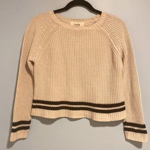 Workshop Andrea Jovine knit stripe sweater medium 100% cotton